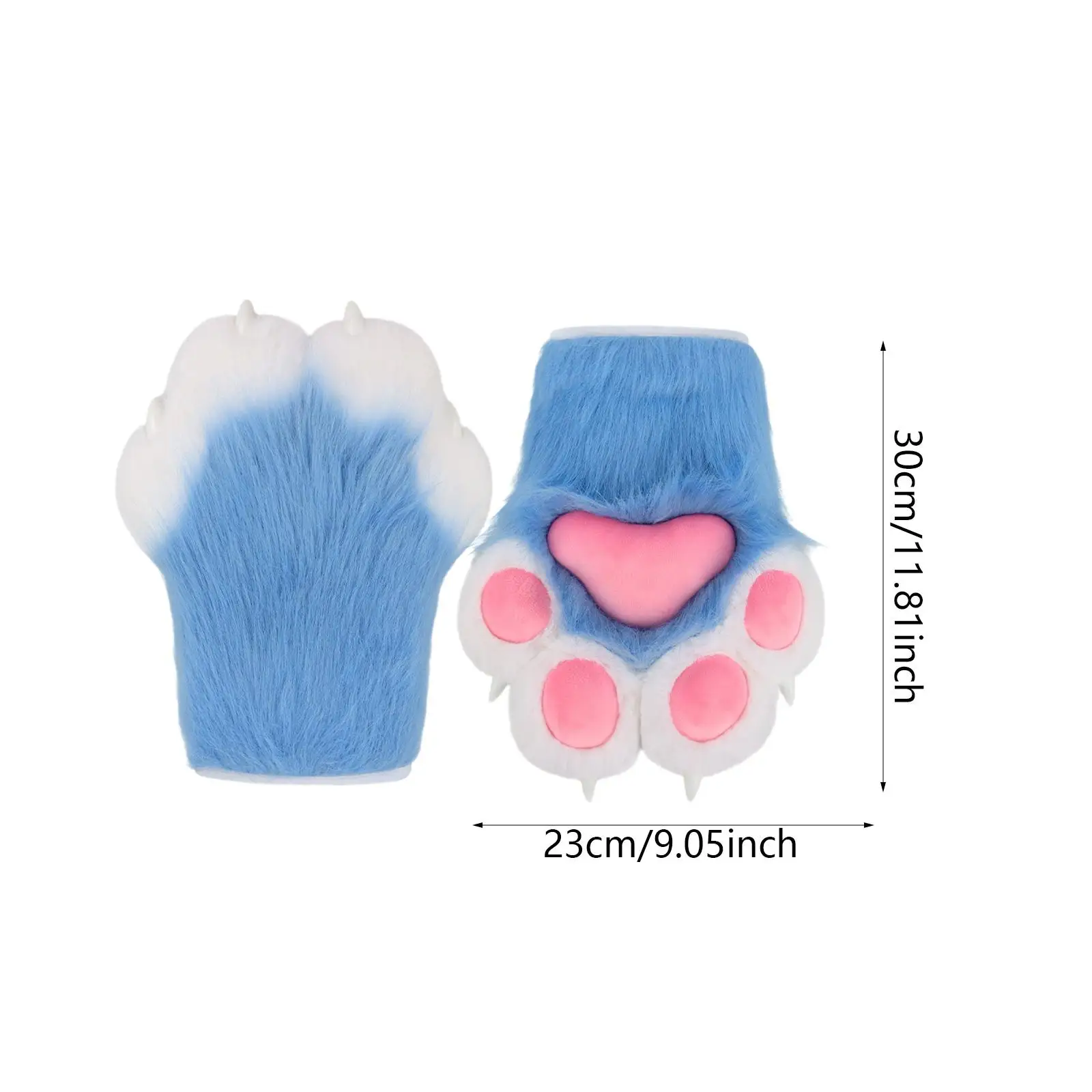 Guantes de patas de gato, accesorios de disfraz de Cosplay para mujer, guantes de garra de gatito para carnaval, juegos de rol, fiestas, discotecas, mascarada