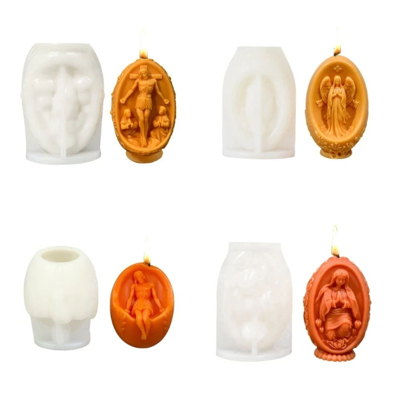 

3D Jesuses Eggs Molds Handmade Silicone Molds Castings Molds Eggs Plasters Molds Making Molds