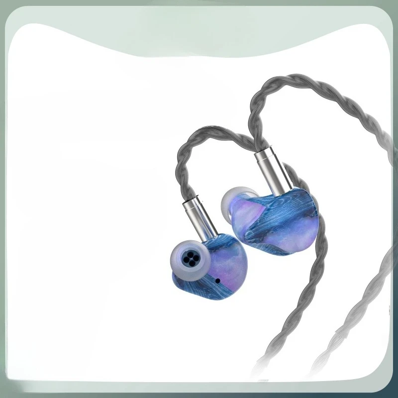 In-ear Lou's Sound 9 Unit Heavy Low Static Ring Iron Earphones Audiophile Grade Wired Earphones