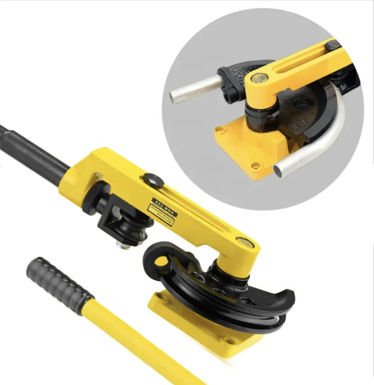Manufacturing Use Small Stainless Steel Hydraulic Manual Pipe Bender Mini Conduit Bending Machine with Reliable Bearing Home