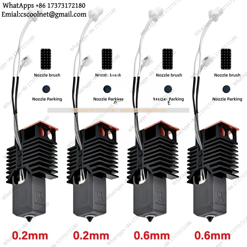 k06 For Snapmaker U1 Nano Coated Hot End 0.2 0.4 0.6 0.8mm 24V 48W Ceramic Block Kit High Flow J-Head