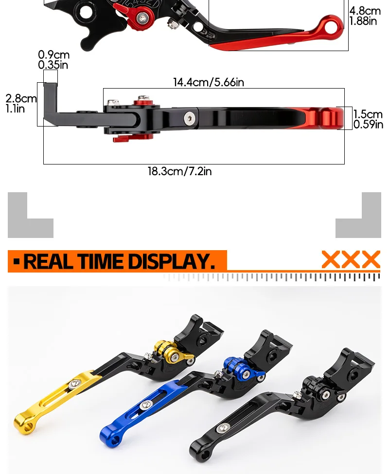 For YAMAHA YZF-R3 YZF R3 2014-2020 2019 Motorcycle Accessories Folding Brake Clutch Levers Handlebar Grips YZF-R3 Handles Levers