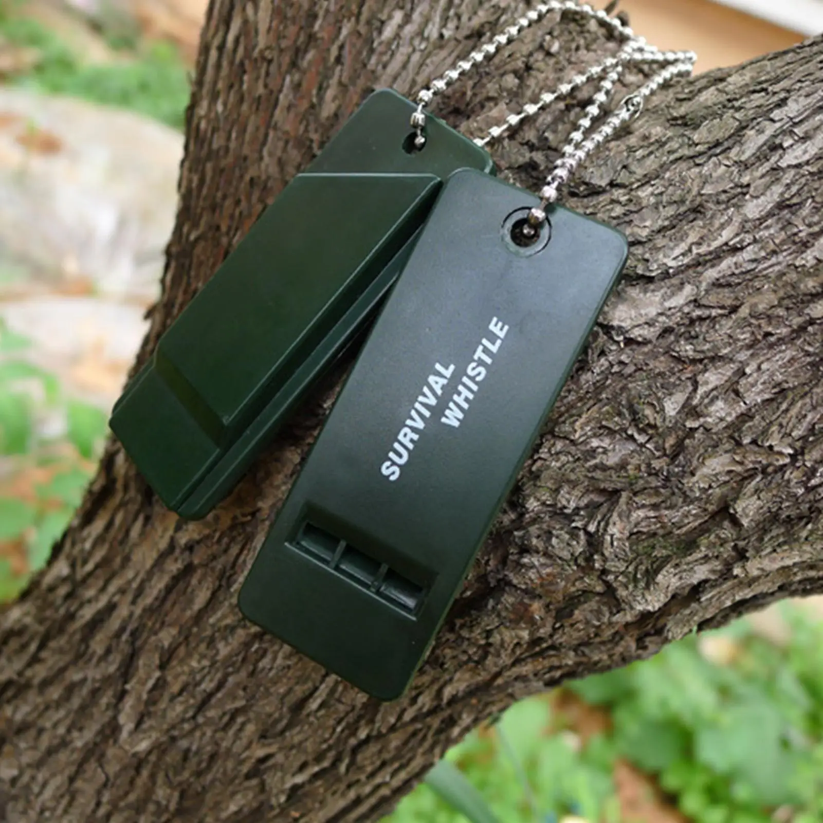 3-Frequency Whistle High Decibel Survival Whistle Outdoor Hiking Camping Whistle 3 Holes Hunting Whistle Emergency Survival Tool