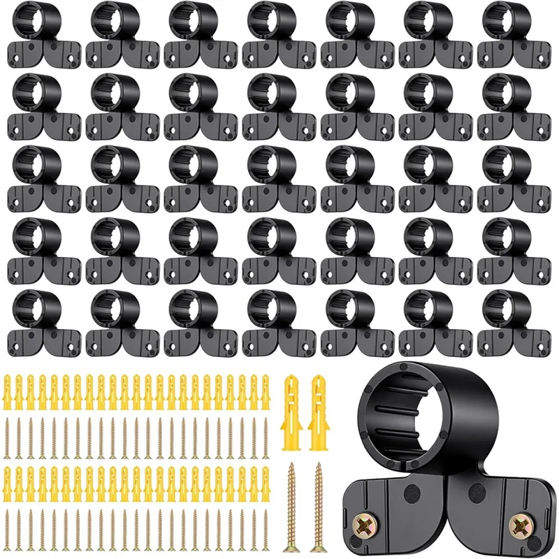 

A93Z 1/2 Inch 50 Pack Suspension Pipe Clamp For Pex Clamps Conduit Clamp With Screws For Pex Copper CPVC Tubing Supports