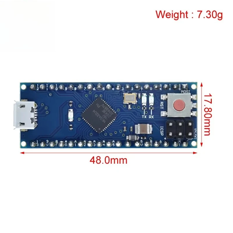 ATmega32u4 5V 16Mhz Expansion Board Module for Rduino Micro Compatible for R3 Nano Replace Pro Mini Microcontroller ONE