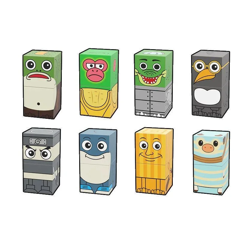 2025 Nowe włoskie klocki magnetyczne Brainrot Tung Tung Sahur Tralalero Tralala do składania, zabawki dla dorosłych i dzieci, prezenty