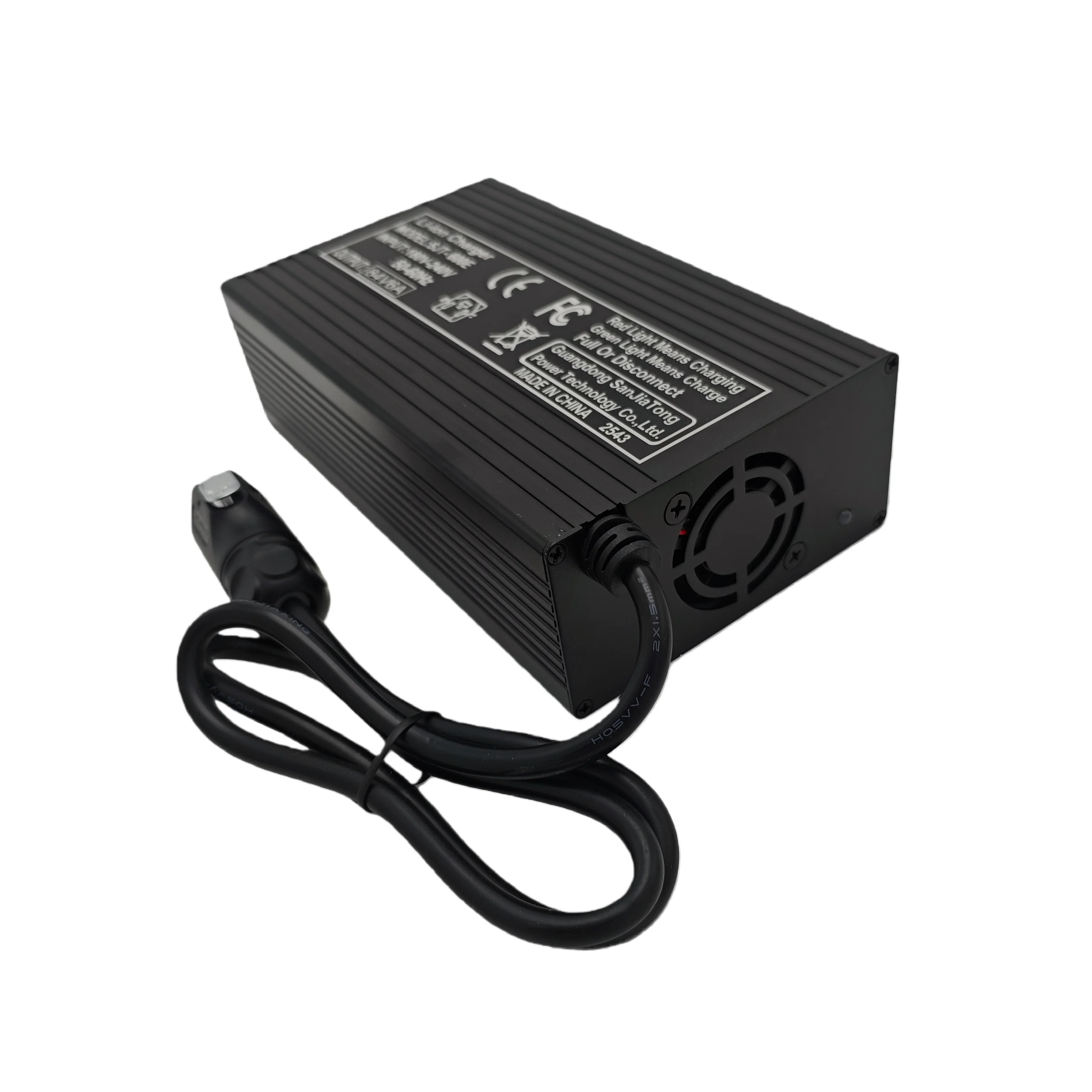 84V 6A/10A Lithium Battery Charger Aluminum Case Smart Charger For 20S 72V E-bike Li-ion Battery With Linko P-20 Male Plug