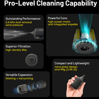 Nitecore BB nano Electronic BlowerBaby Photography Blower Multi Function Air Blower for Camera Len,3 cleaning Accessory Optional