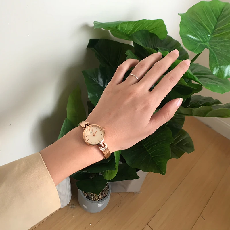 Women'S Bracelet Watch, Simple And Retro, Versatile And Elegant Chain Watch, For Artsy Female Students And Fashionable Ladies