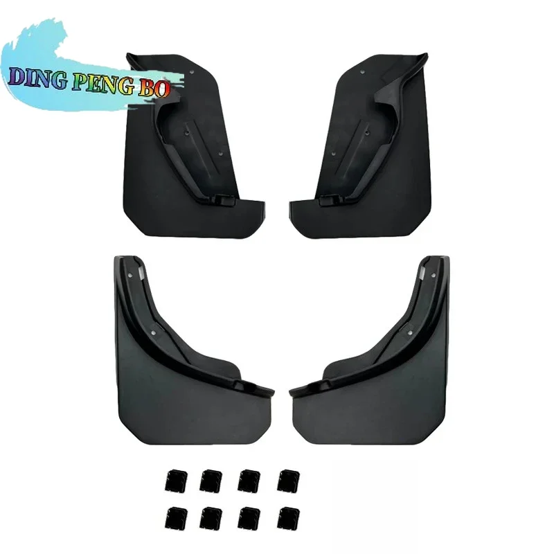 Wheel Mud Guards for Baojun Yep 2-door Yep Plus 4-door Chevrolet Spark EUV 2023+ Front Rear Splash Mud Flaps Car Exterior Parts