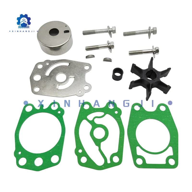 6F5-W0078 Water Pump Impeller Repair Kit Made in TaiWan For Yamaha 2 Stroke 40HP C40 Outboard 6F5-W0078-A0 6F5-44352-A0