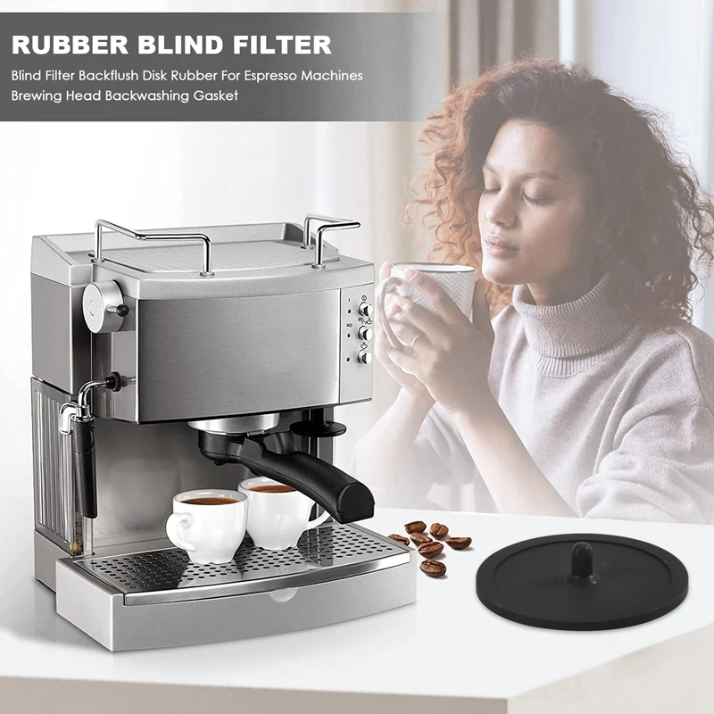 Потайной фильтр обратный диск резиновый для эспрессо-машины Пивоваренная головка прокладка для обратной промывки