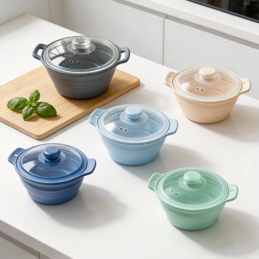 Silicone Steamer Basket - Silicone Microwave Steamer Basket Foldable For