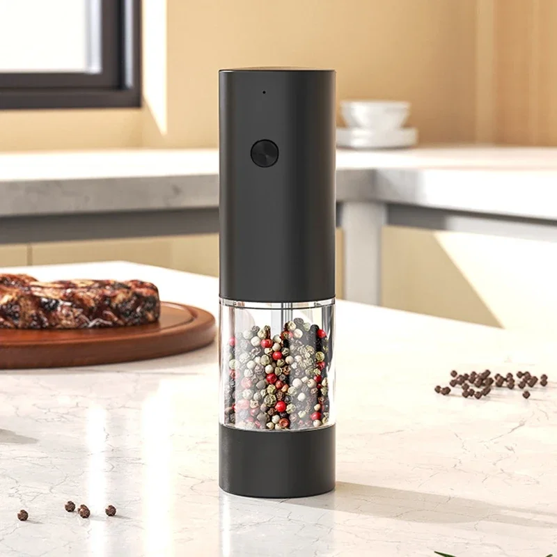 Автоматическая мельница для перца, регулируемая мельница для соли, электрическая мельница для перца, специй, мельница для кухни, кофемолка