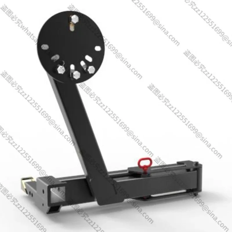 Suitable for Spare Tire Bracket, Universal Square Hitch Spare Tire Carrier for Off-road SUV Trailer Bar Front Mount Use