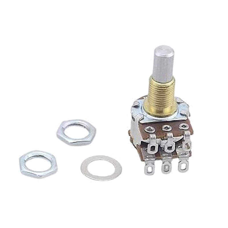 Guitar Double Ganged Balance Potentiometer MN250K/MN500K For Precise Tone Adjustment Guitar Bass Replacement Accessory