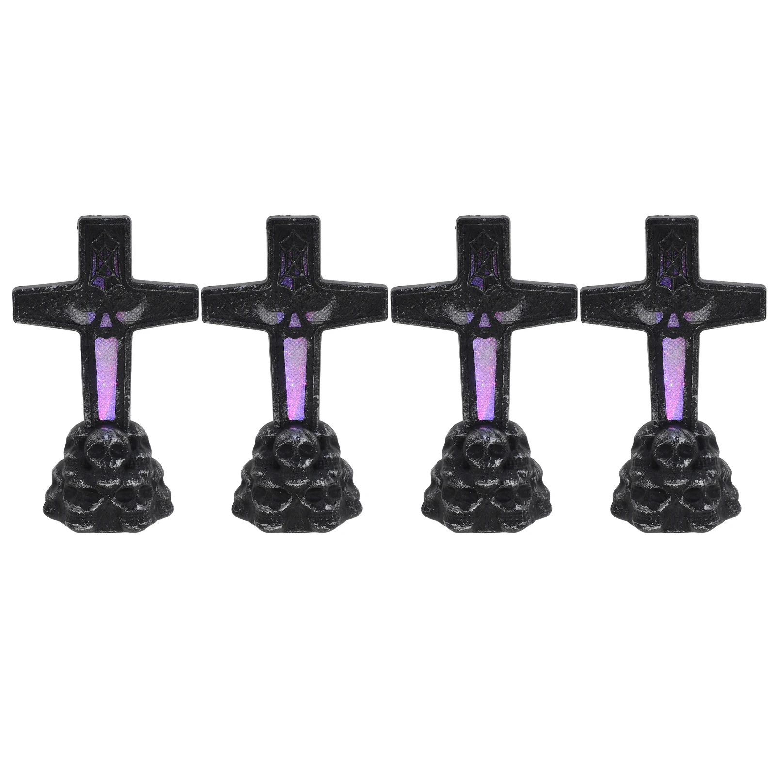 

4 Pcs Light ABS Halloween Halloween Night Lamp Decor Decorative Light Material Scene Decoration Durable Lamp Bedroom Glow