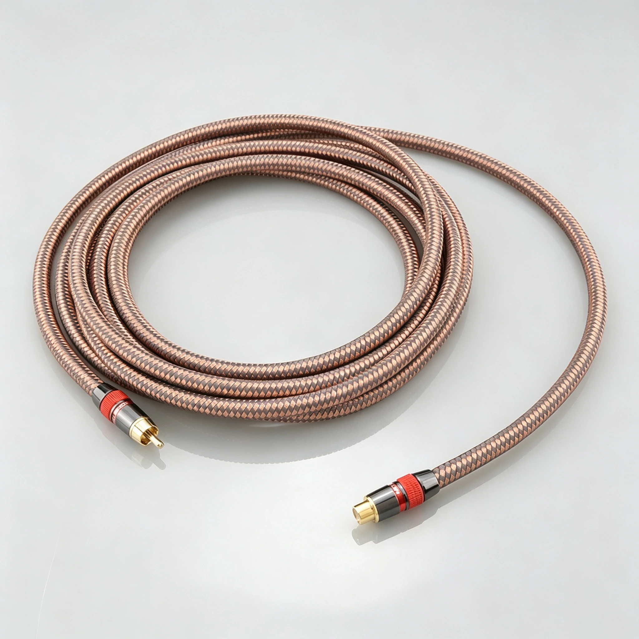 High-End Gold Plated RCA Male to Female Audio Extension Interconnect Cable for HiFi Audio Equipment