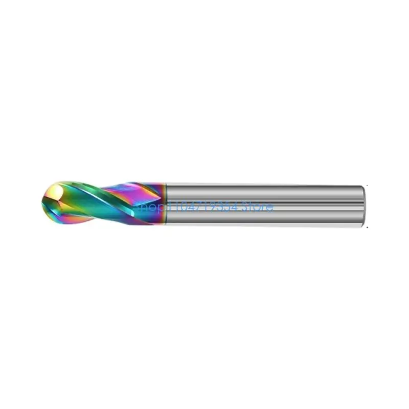 0XLD 55 Degree 2 Edged Ball End Mill Aluminium Milling Cutter Acrylic Copper