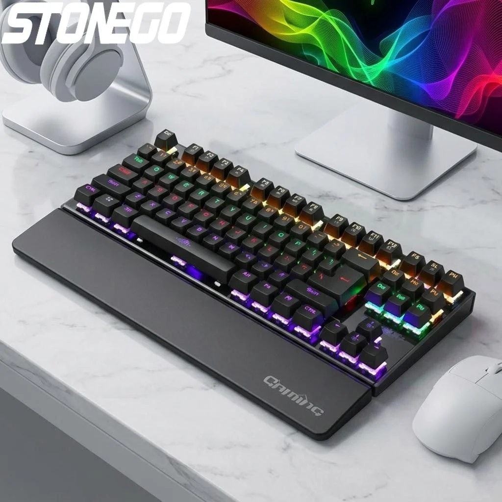 

Механическая игровая клавиатура проводная, 26 клавиш, с защитой от фантомных нажатий, RGB-подсветкой, USB, высокая скорость, для геймеров