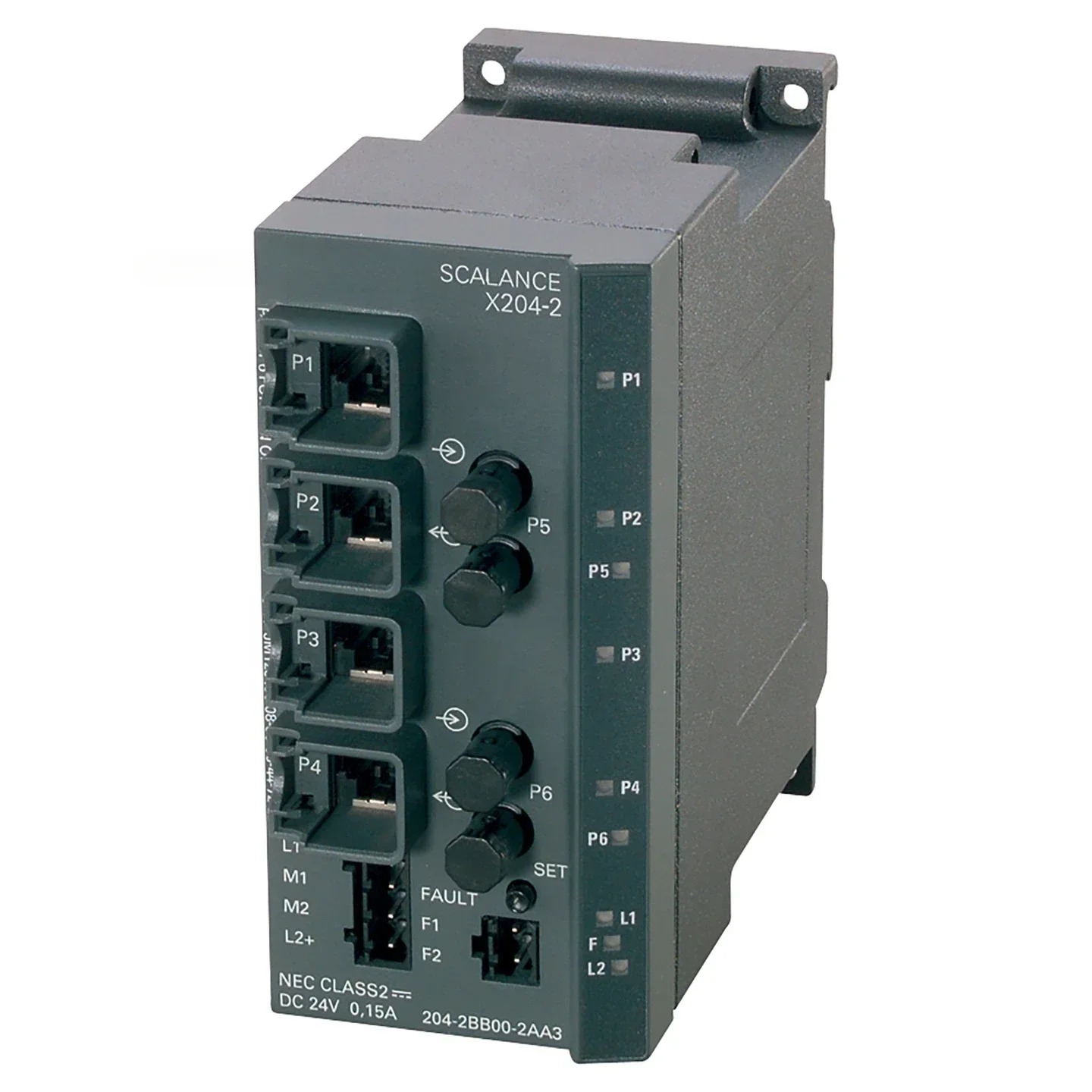 

SCALANCE X204-2 managed IE switch module 4x RJ45 2x BFOC 6GK5204-2BB10-2AA3 100% Brand-new and Original