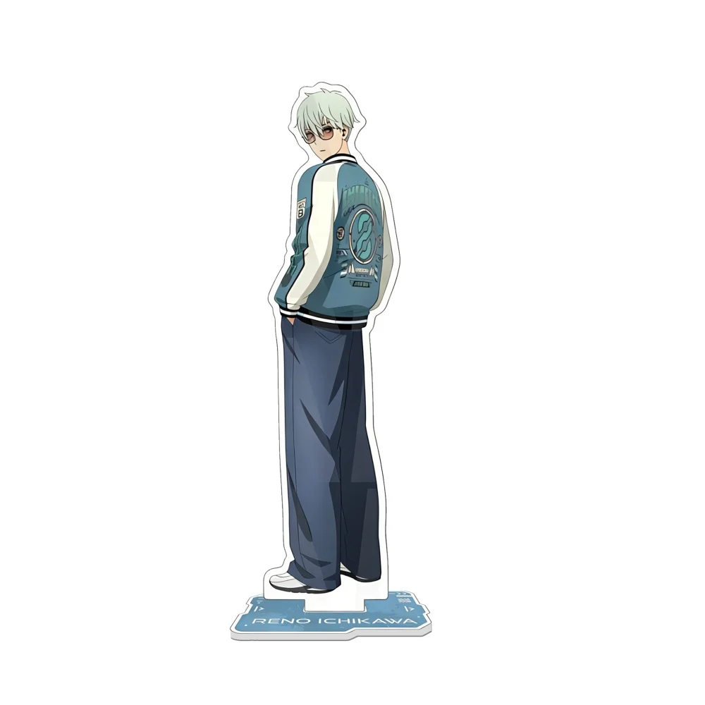 Anime Kaiju No 8 Acrylic Stand Keychain Kafka Hibino Gen Narumi Q Version Chibi Cartoon Figure Desktop Decor Character Merch