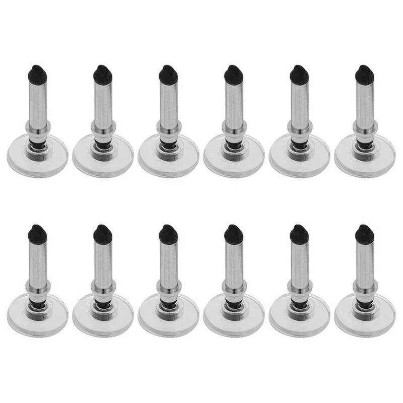 SZSU 12 Pieces Universal Stylus Replacement Disc Tips Precision Round Shape Replaceable Stylus Pen Disc Tips for Touch Screen