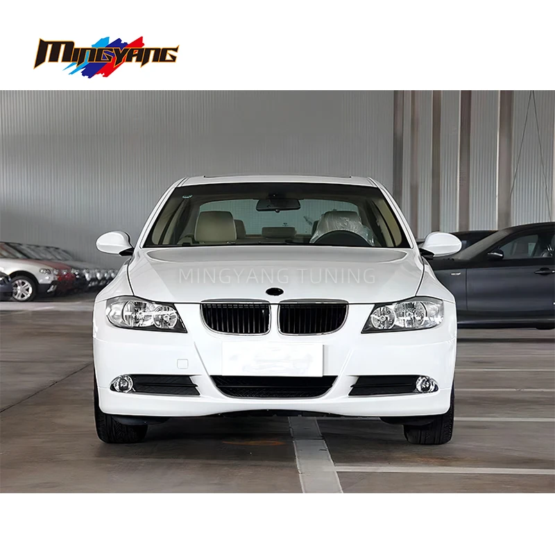 Modificación de plástico PP E90 2005-2008, actualización M4, diseño de parachoques de coche, accesorios, faldón lateral de capó para carrocería Serie 3 E90