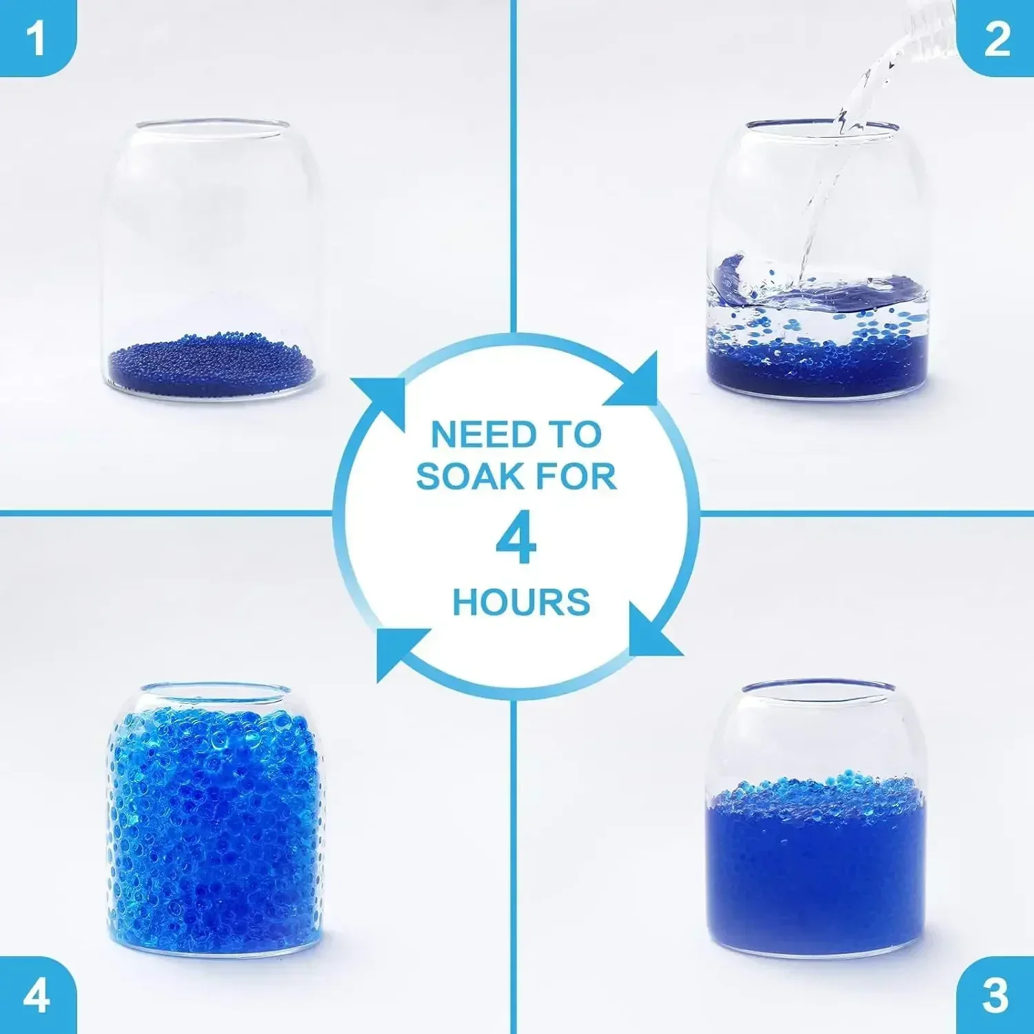 Y7-8mm Water-Based Gel Ball Blaster Refill Splat Orby Rounds For Gel Ball Blaster Toy Gun Ages 14 & Up