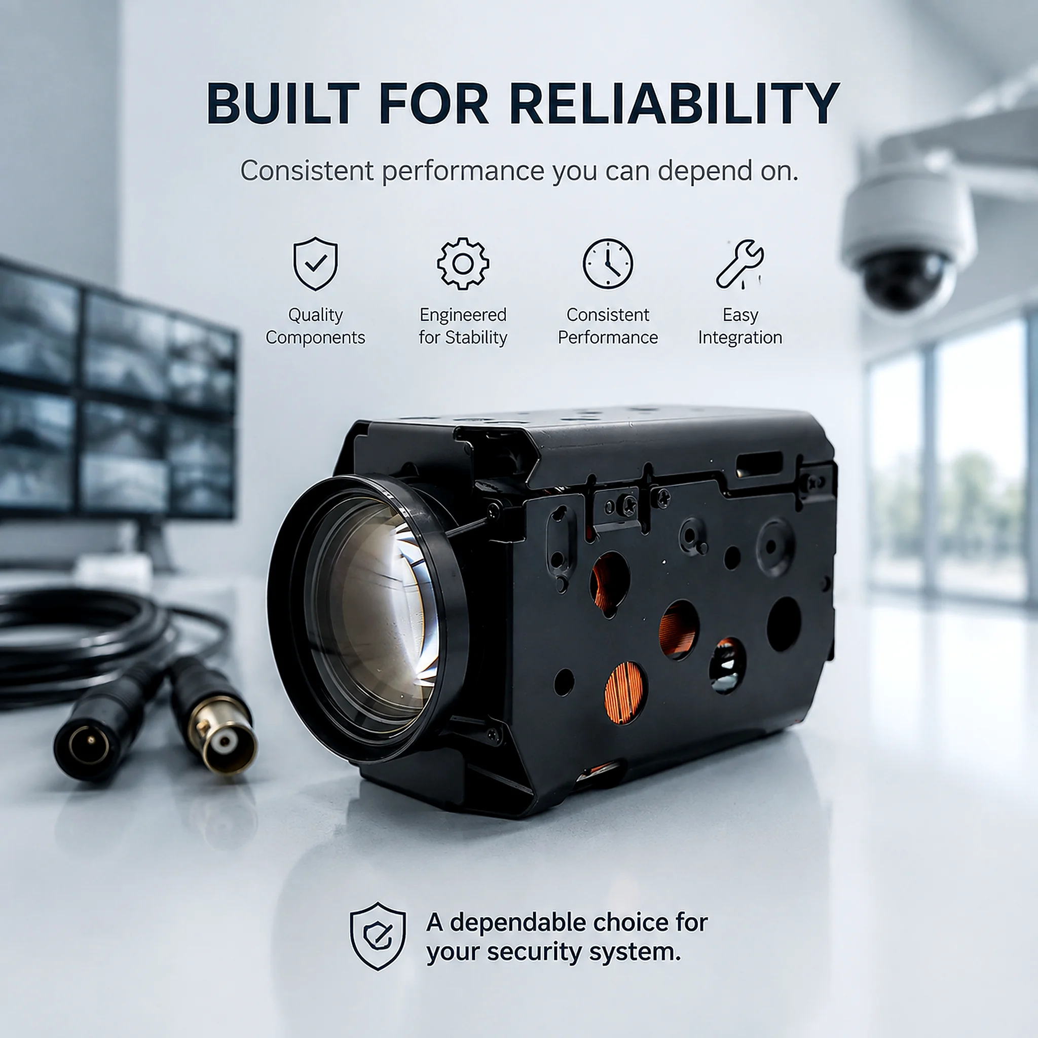 1080P 2MP 960P AHD 10x 18x Optical 30x 36x IMX307 CMOS Zoom Camera Module UTC Coaxial Control Analog HD CCTV Speed Dome Block
