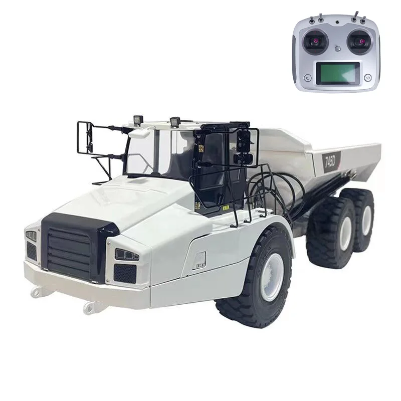 DIM 1/14 Metal RC Hydraulic Articulated Truck DIM K745 Model ump ESC Valve Cylinder Toys Gift TH19404