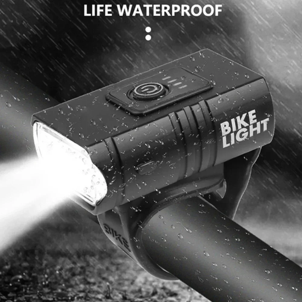 T6 LED Bicycle Light Cycling Flashlight Gear Night Riding Road Mountain Bike Bicycle Flashlight Handheld Electricity Accessories