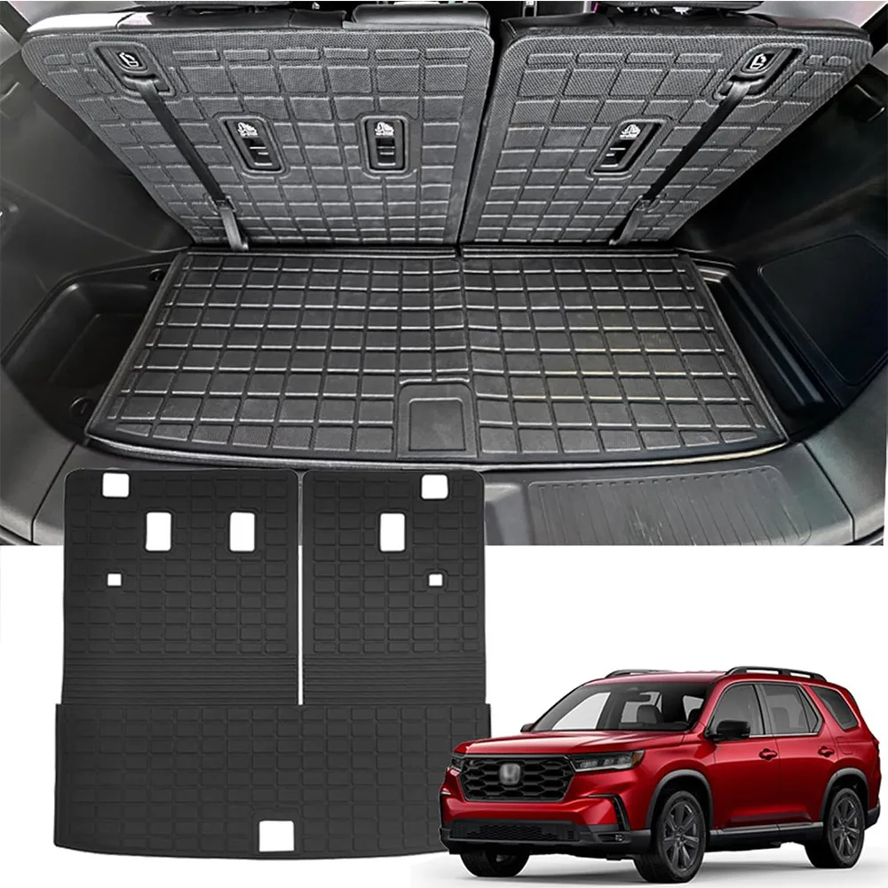 

Fit 2016-2025 Honda Pilot Trunk Mat Cargo Mat TPE Fit Honda Pilot Accessories US