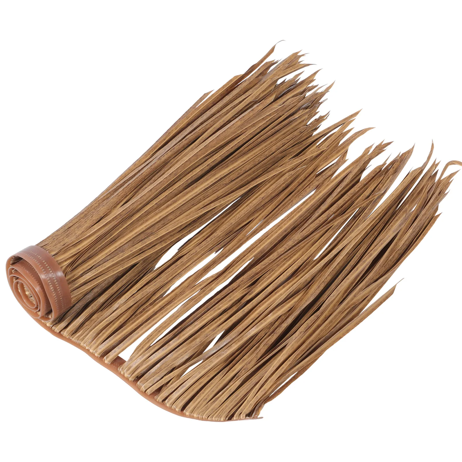 Artificial Roofing Palapa Simulation Thatch Roll Garden Yard Decorative Landscaping Diy Straw Roof Outdoor Indoor Flame