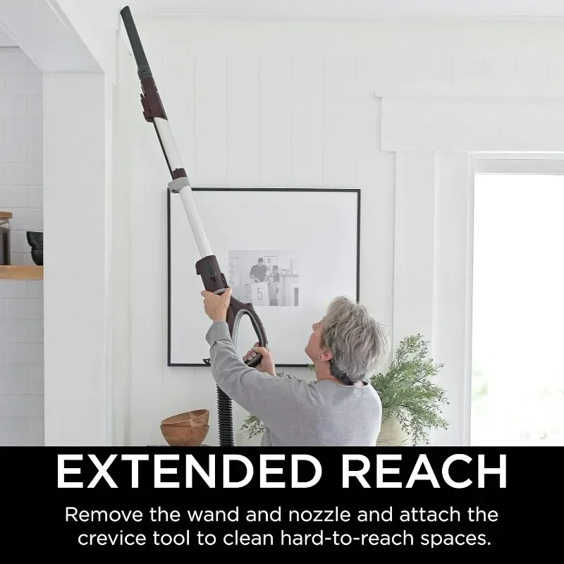 مكنسة كهربائية عمودية NV752 تعمل بالطاقة الدوارة مع HEPA وسعة كوب غبار كبير ومصابيح أمامية LED #5