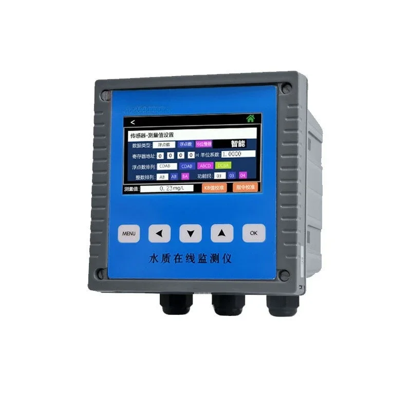 Online single parameter, water quality analyzer PH turbidity dissolved  , conductivity ammonia nitrogen