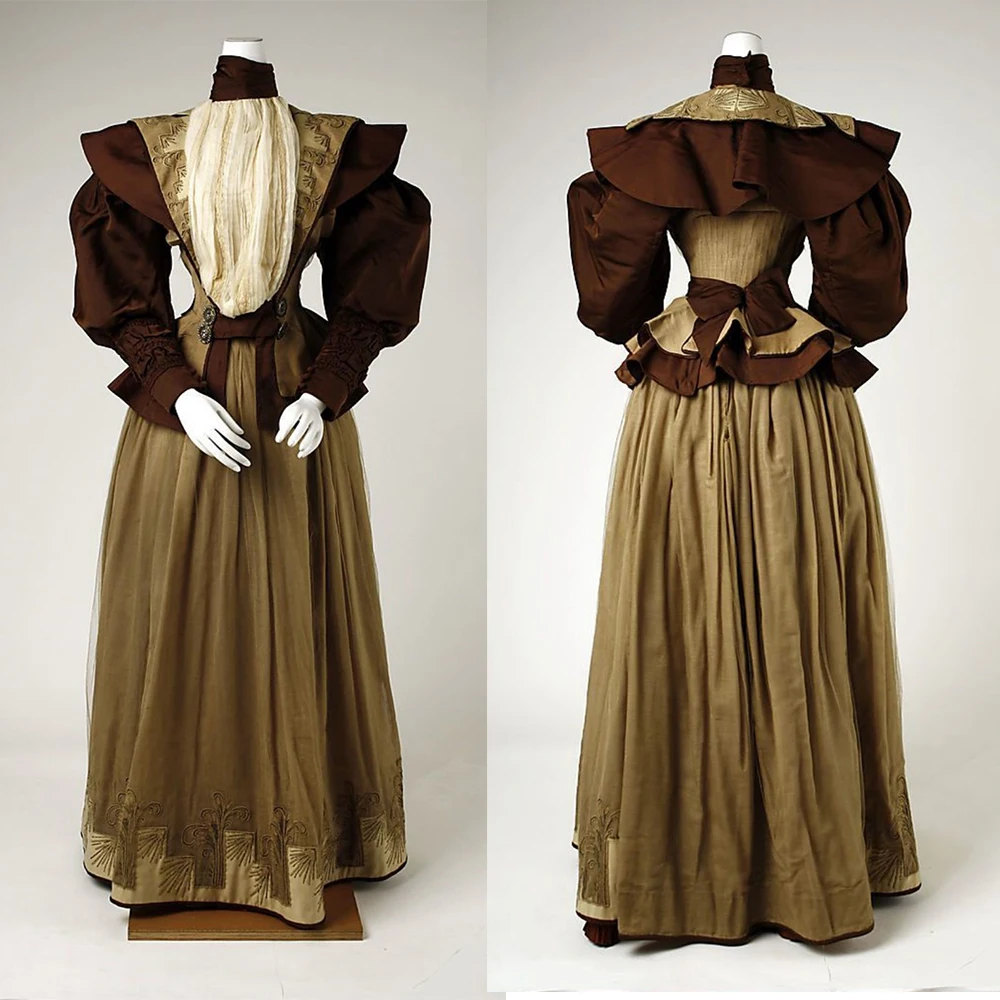 

Victorian Royal Queen Court Princess Day Dress Edwardian Duchess Walking Afternoon Tea Party Dress Southern Belle Ball Gown