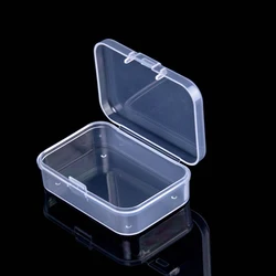 Translucent Plastic Box Mini Rectangular Boxes Packing Box Jewelry Storage Case Multifunctional Container Storage Box