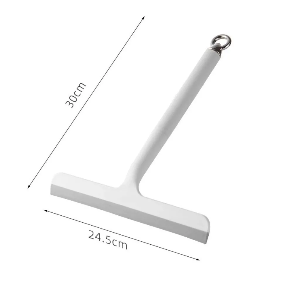 المنزلية مع مقبض الزجاج مكشطة نظيفة الجدار شنقا البلاستيك الزجاج تنظيف أداة سيليكون الزجاج ممسحة الحمام #3