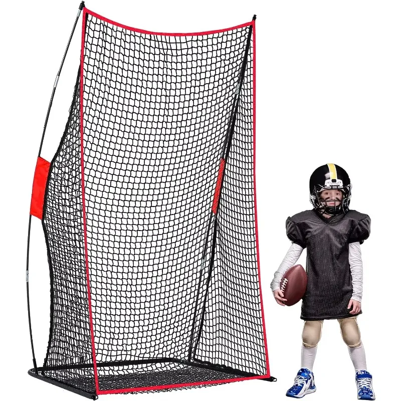 شعار مخصص 7FT بواسطة 4FT شبكة كرة القدم الأمريكية ممارسة المدرب رمي شبكات