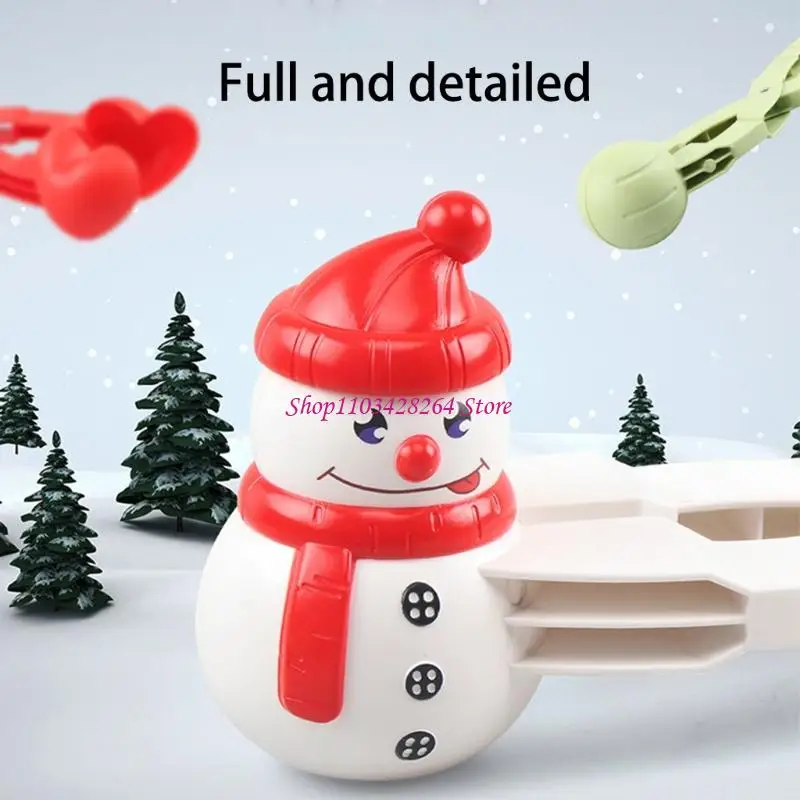Sneeuwbal-cliptang Cartoon sneeuwbalmaker verbetert interactiespel voor kinderen