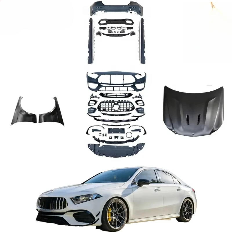 

Комплект заднего бампера и выхлопной системы A45s Standard Edition для Mercedes-Benz A-Class W177 (модифицированный) | Ограниченное предложение