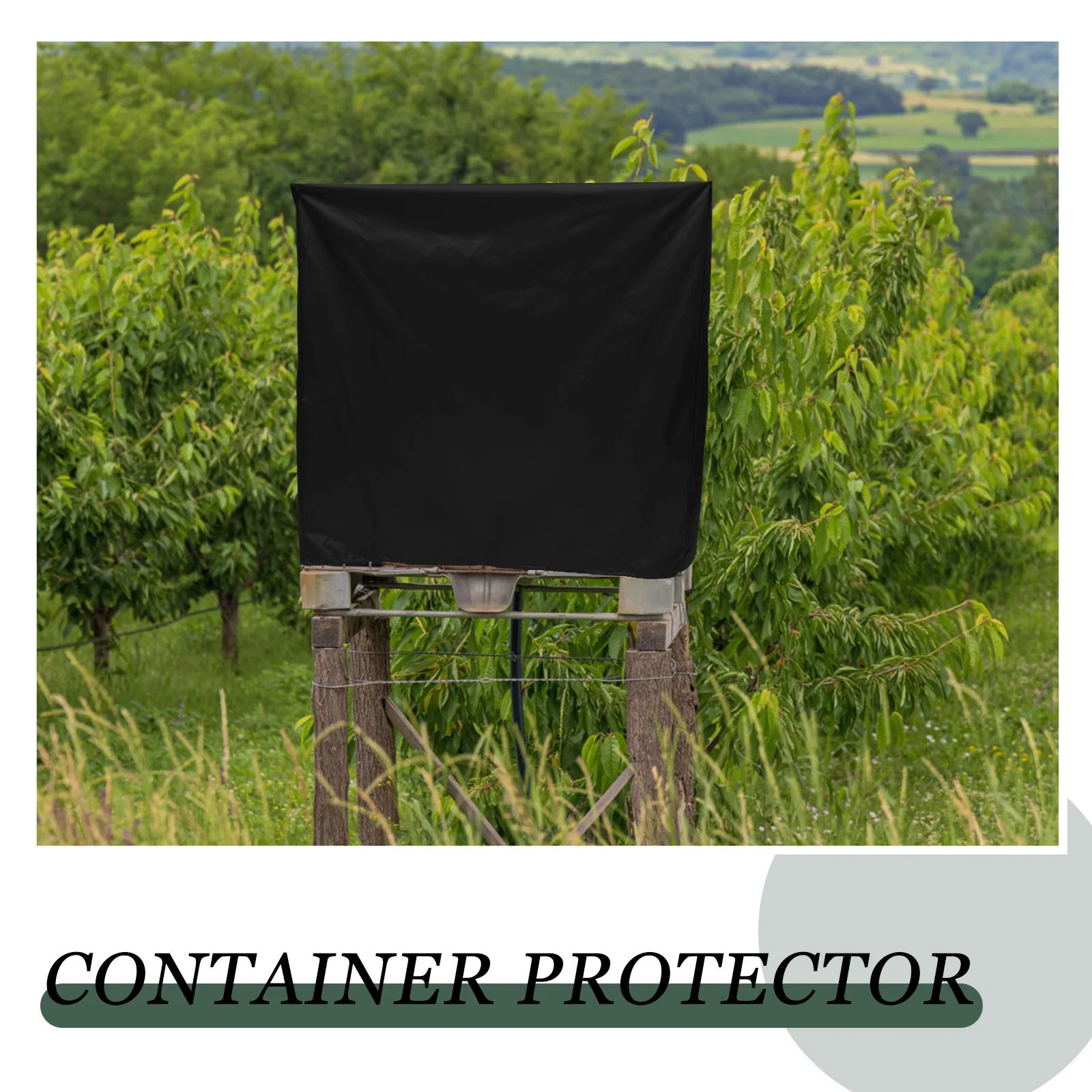 

Protective Durable Outdoor Bucket Cover with Drawstring for Water Tank Garden Container Shield Outdoor Bucket Cover