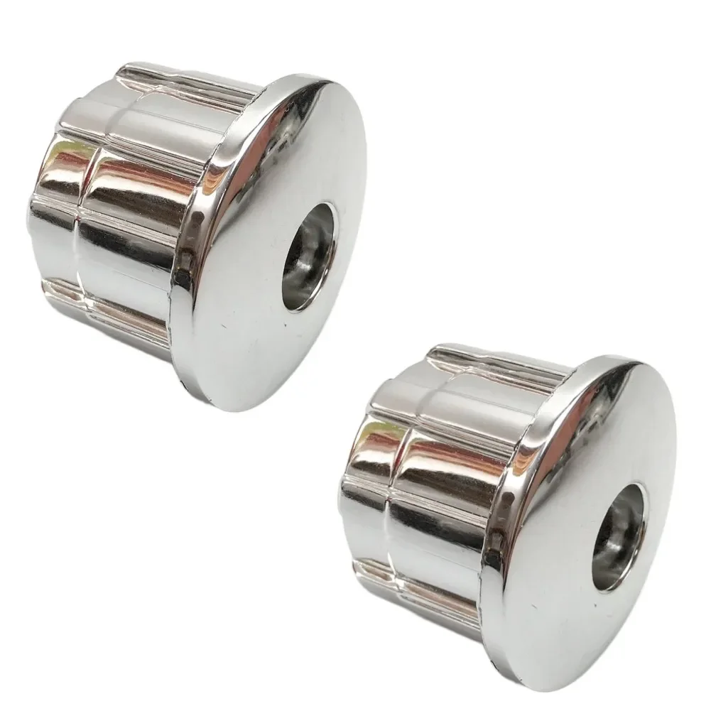 50mm Plastic Cap for Round Pipes Silver Indoor Dust Protector Lightweight 31g Compatible with Electroplated Tubing