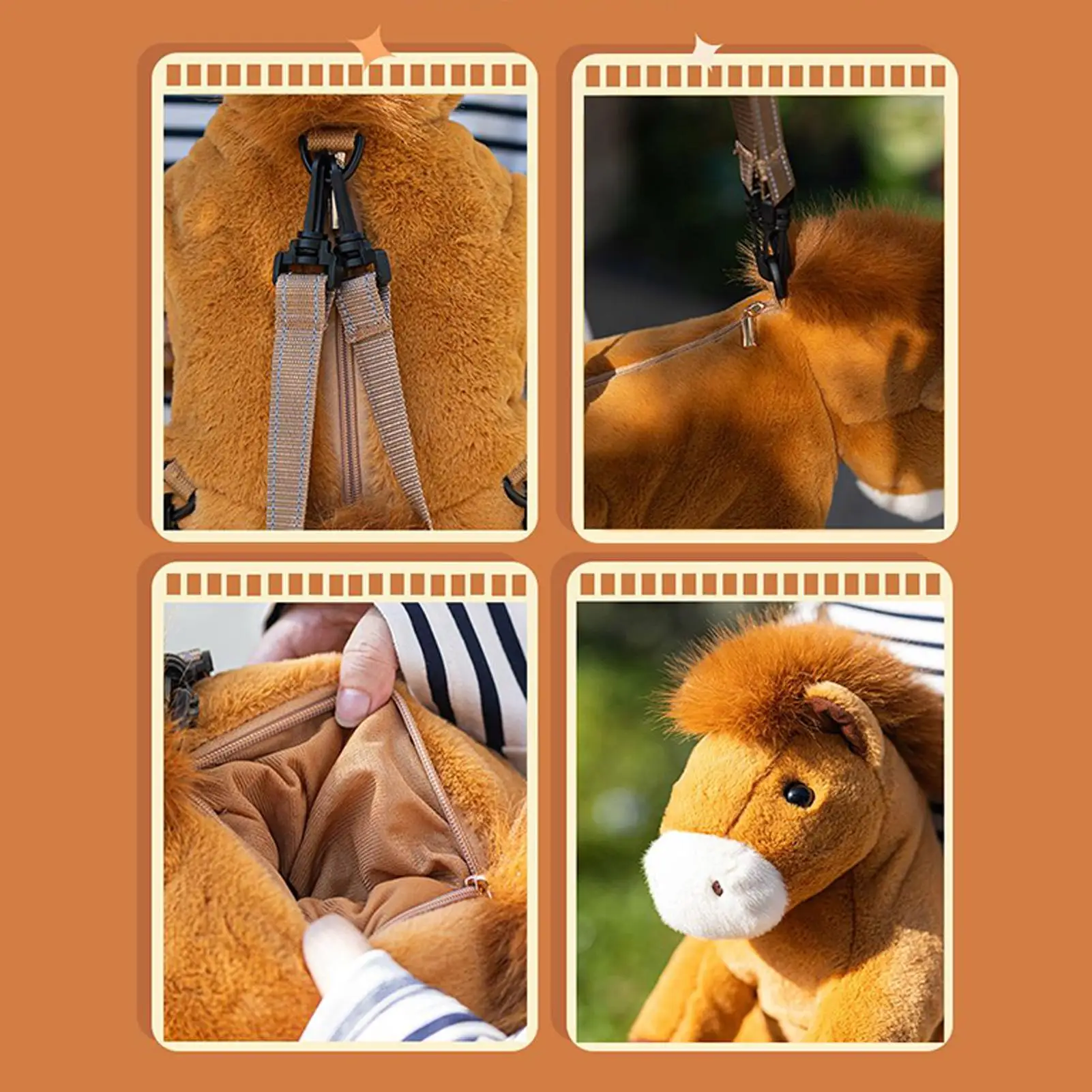 Pluche rugzak Zachte brede schouderbanden Tas Kinderen Pluche rugzak voor jongens Meisjes Kinderen Zoon Kinderkamer Elementaire kleuterschool