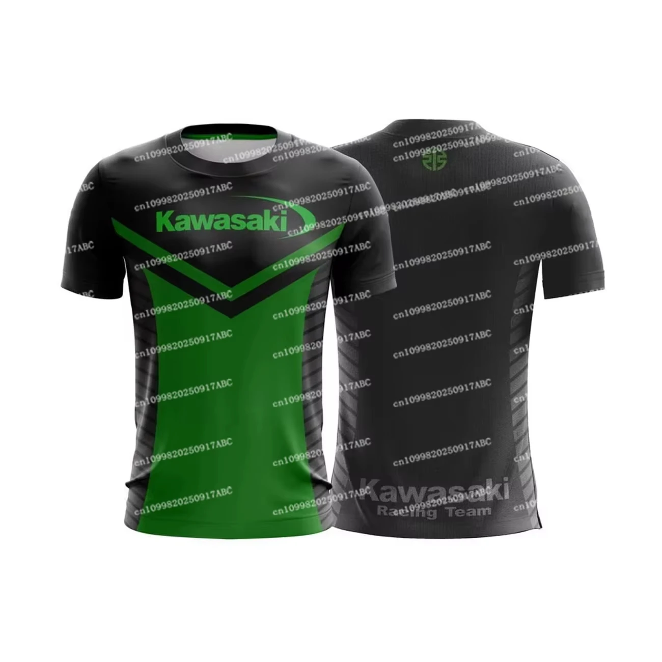 (كاواساكي) الصيف الرجال التي شيرت Y2K كاواساكي تي شيرت دراجة نارية ثلاثية الأبعاد طباعة رجالي قاطرة المنافسة دعوى الاطفال للجنسين سترة رياضية علوية