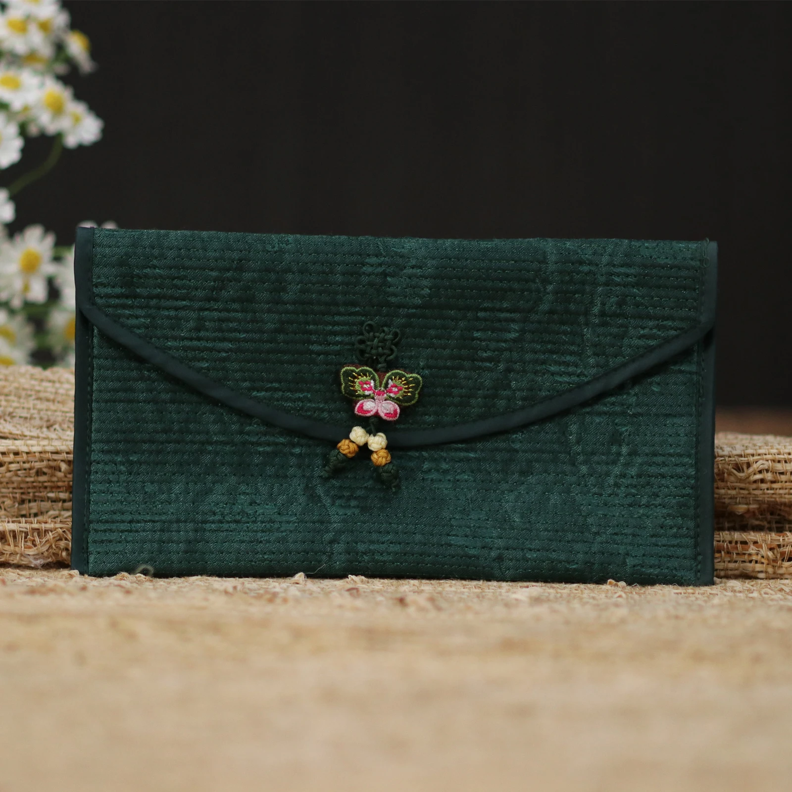 Tourist Souvenir  Korean Sle Wallet Ethnic Minori Coin Purse Colleague Gift Cact Size Polyester Long Wallet