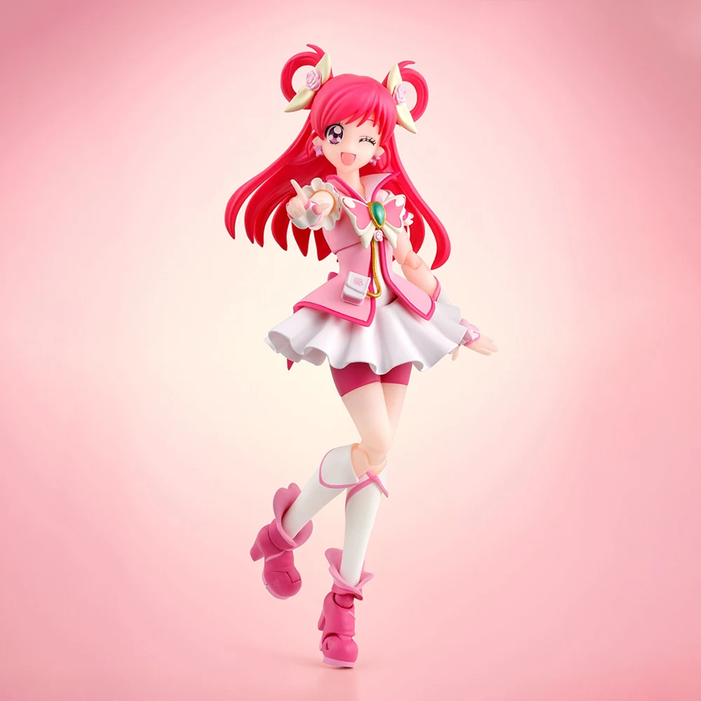 Originale BANDAI S.H. Figuards Cure Dream & Cure Peach (edizione del Designer di personaggi precisi) Action Figure giocattoli da collezione