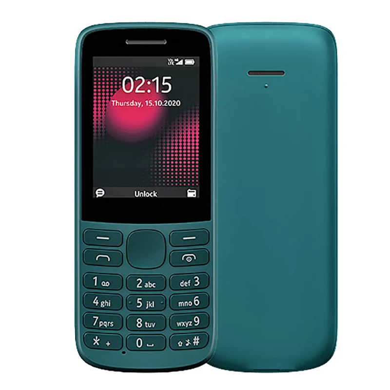 Original 215 4G Dual SIM Mobile Cell Phone 2.4'' Bluetooth FM Radio Russian Hebrew Arabic Keyboard Unlocked Cellphone