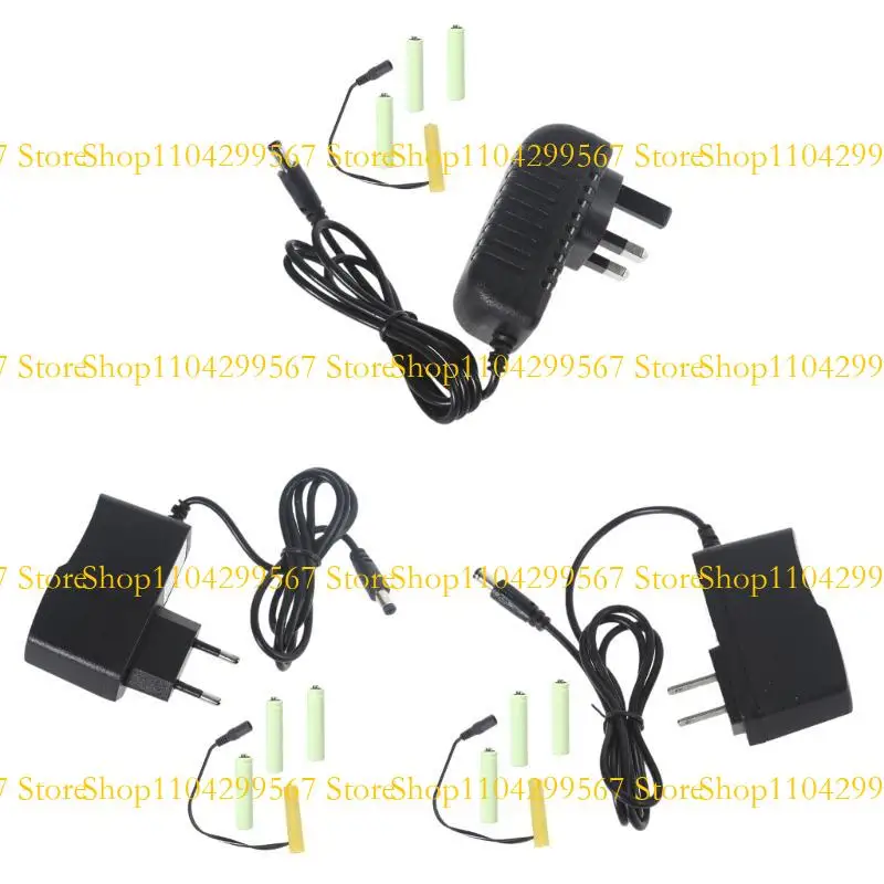 

CS1W 6V LR3 AAA Battery Eliminators Power Cable Replace 4x 1.5V AAA Battery for LED